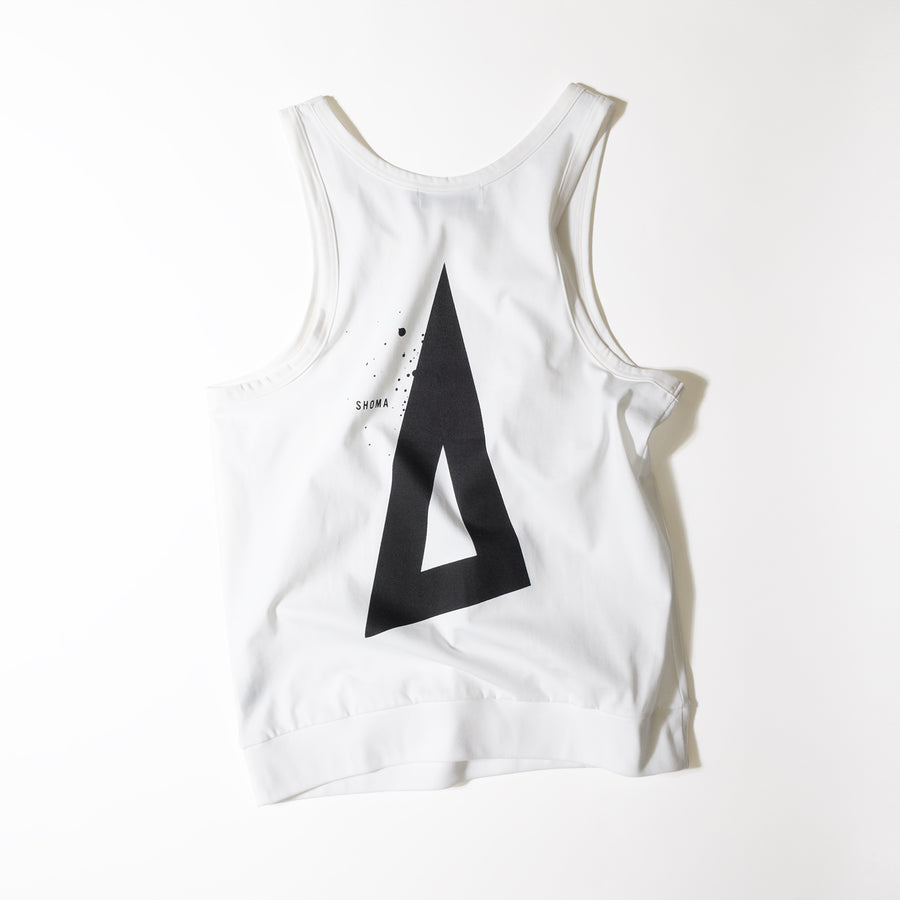JERSEY ACTIVE TOP［Triangle of SHOMA］- White