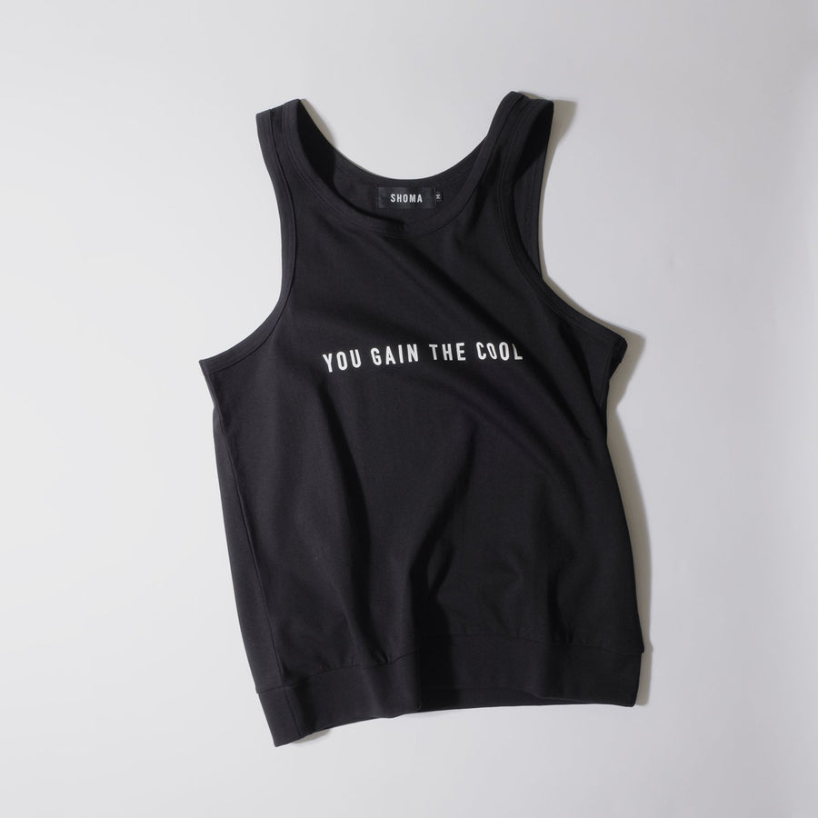 JERSEY ACTIVE TOP［YOU GAIN THE COOL］- Black