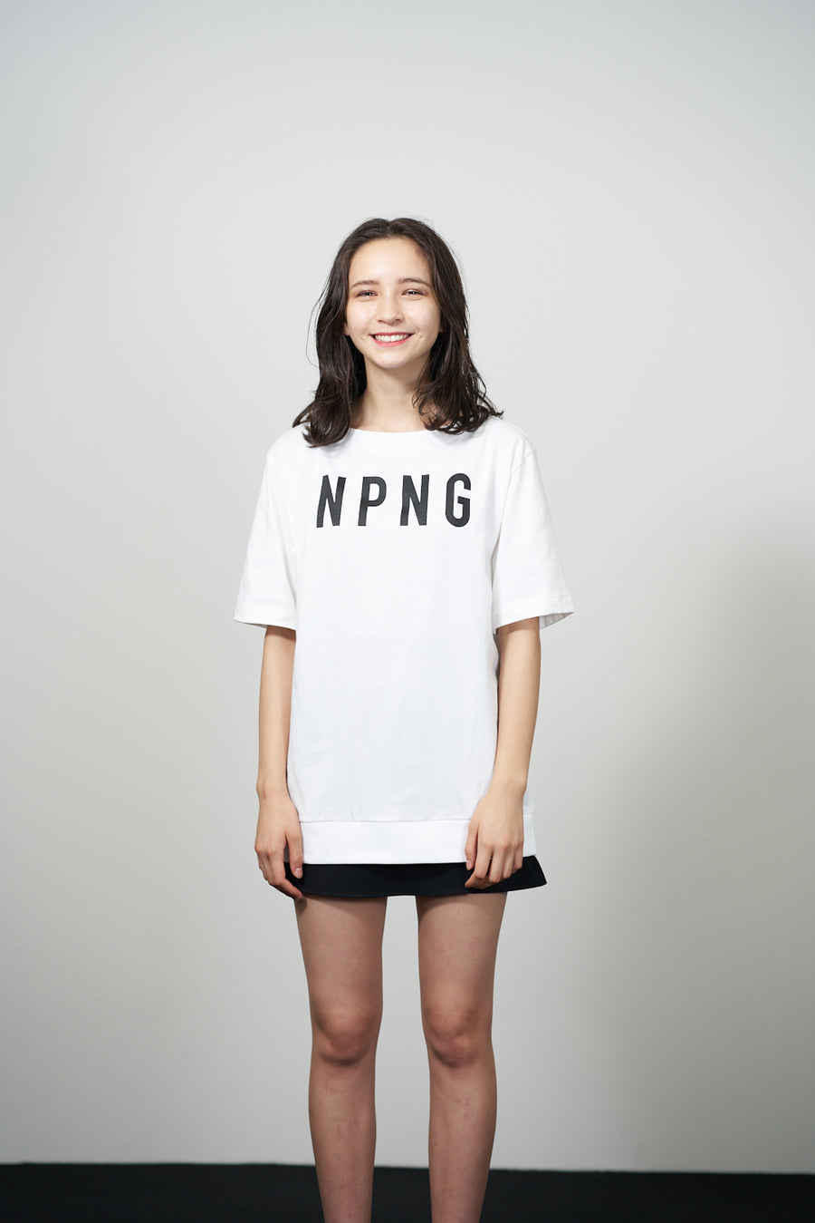 JERSEY BOAT NECK T［NPNG］- White